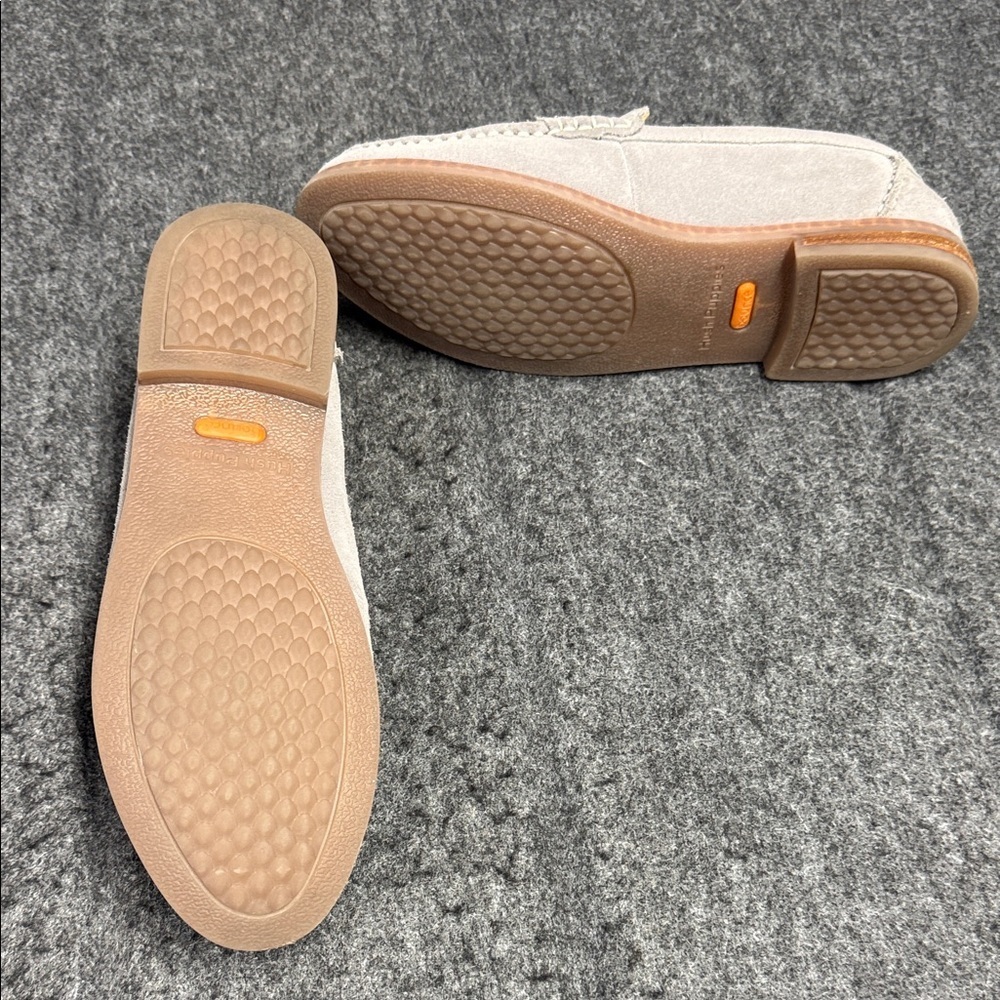 Hush Puppies Soft Gray Suede Loafers - Picture 13 of 13